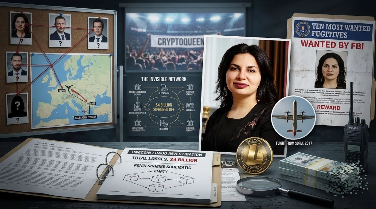 Lire la suite à propos de l’article Reine des cryptomonnaies et fantôme du FBI : L&rsquo;incroyable histoire de Ruja Ignatova